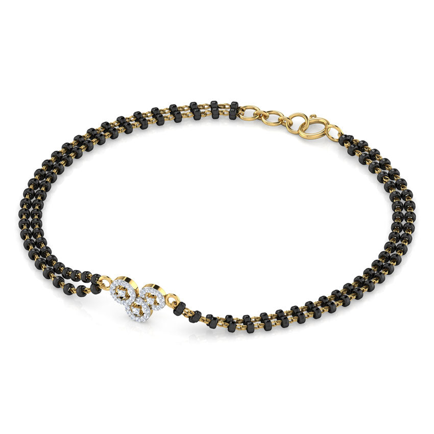 Maya Diamond Mangalsutra Bracelet