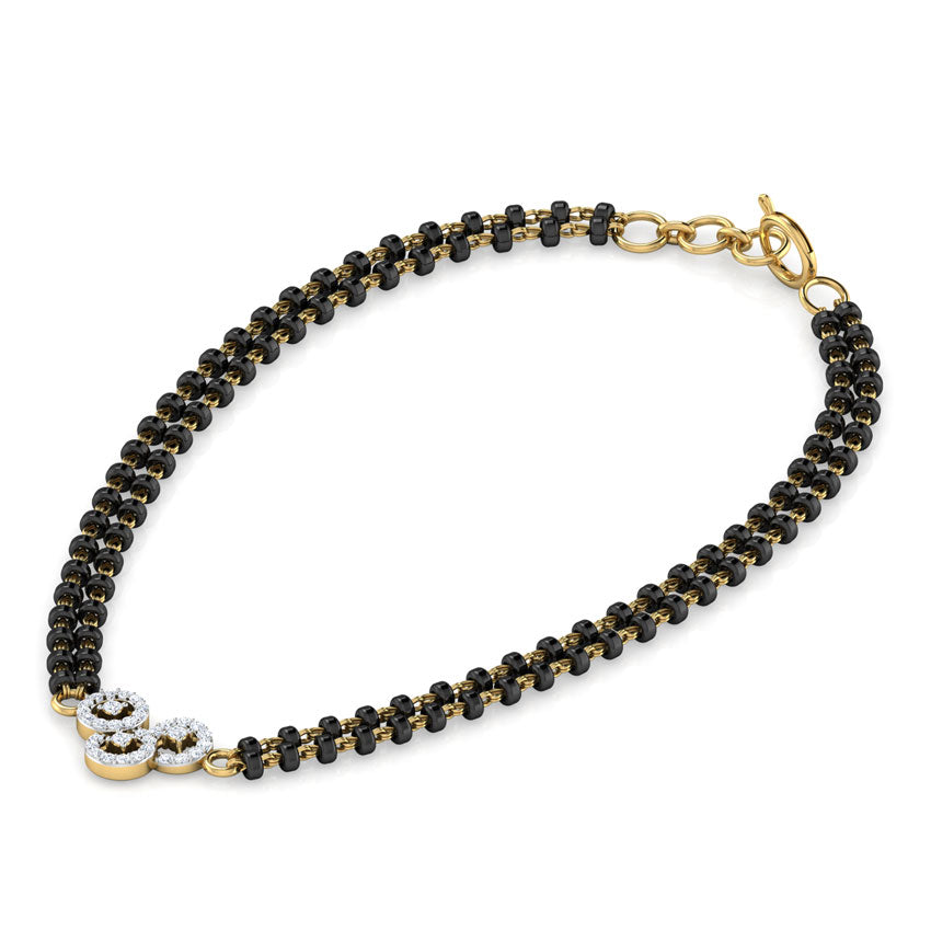 Maya Diamond Mangalsutra Bracelet
