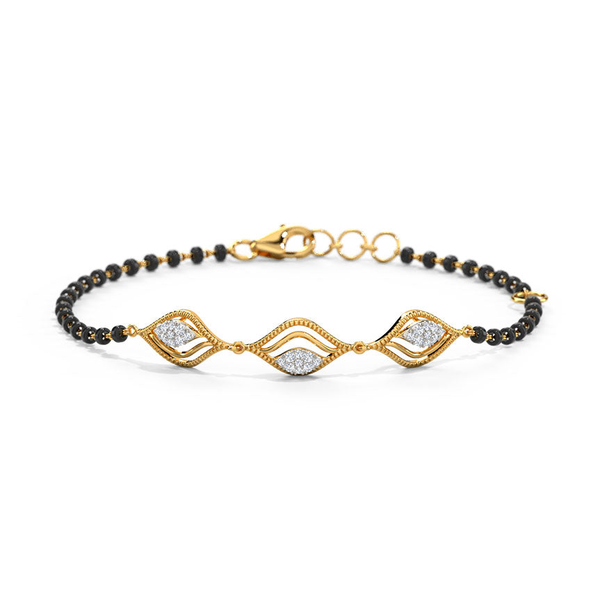 Zuki Diamond Mangalsutra Bracelet