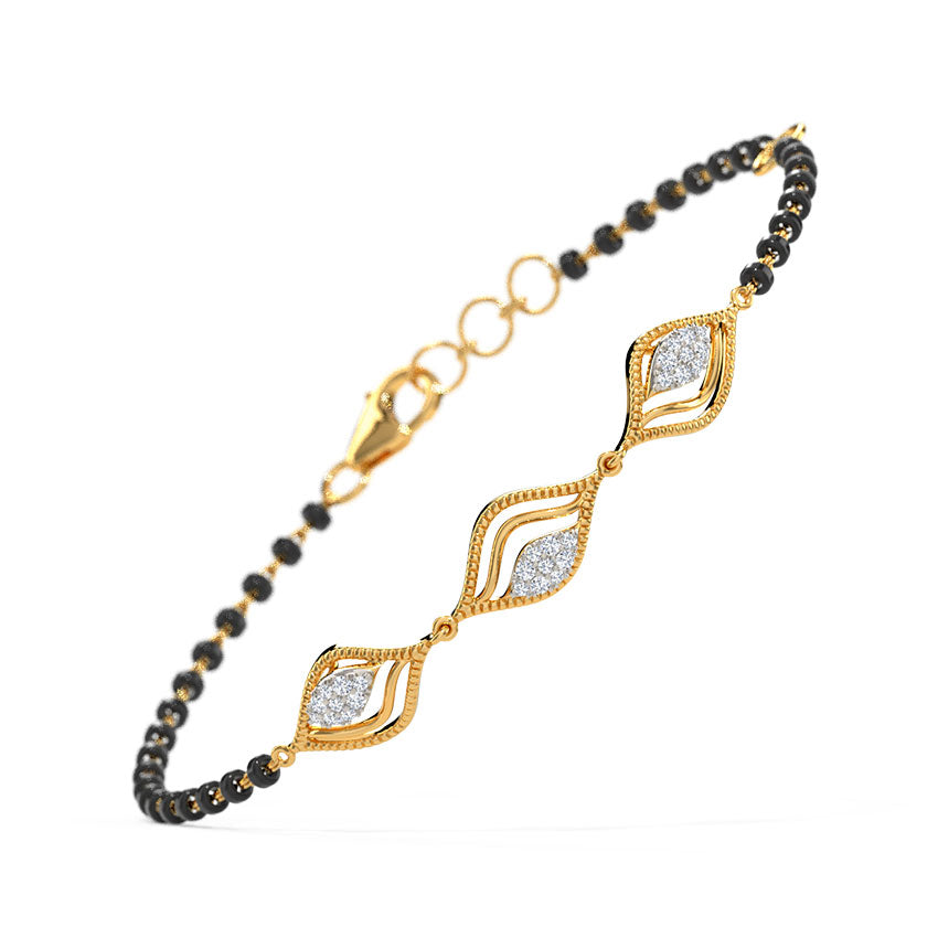 Zuki Diamond Mangalsutra Bracelet