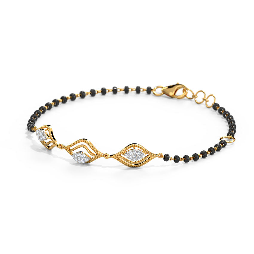 Zuki Diamond Mangalsutra Bracelet
