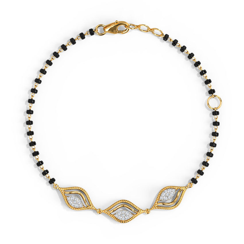 Zuki Diamond Mangalsutra Bracelet