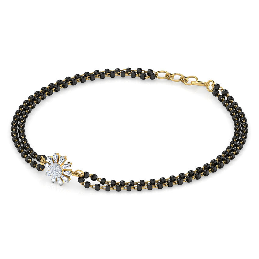 Aria Diamond Mangalsutra Bracelet