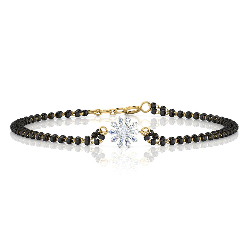 Aria Diamond Mangalsutra Bracelet