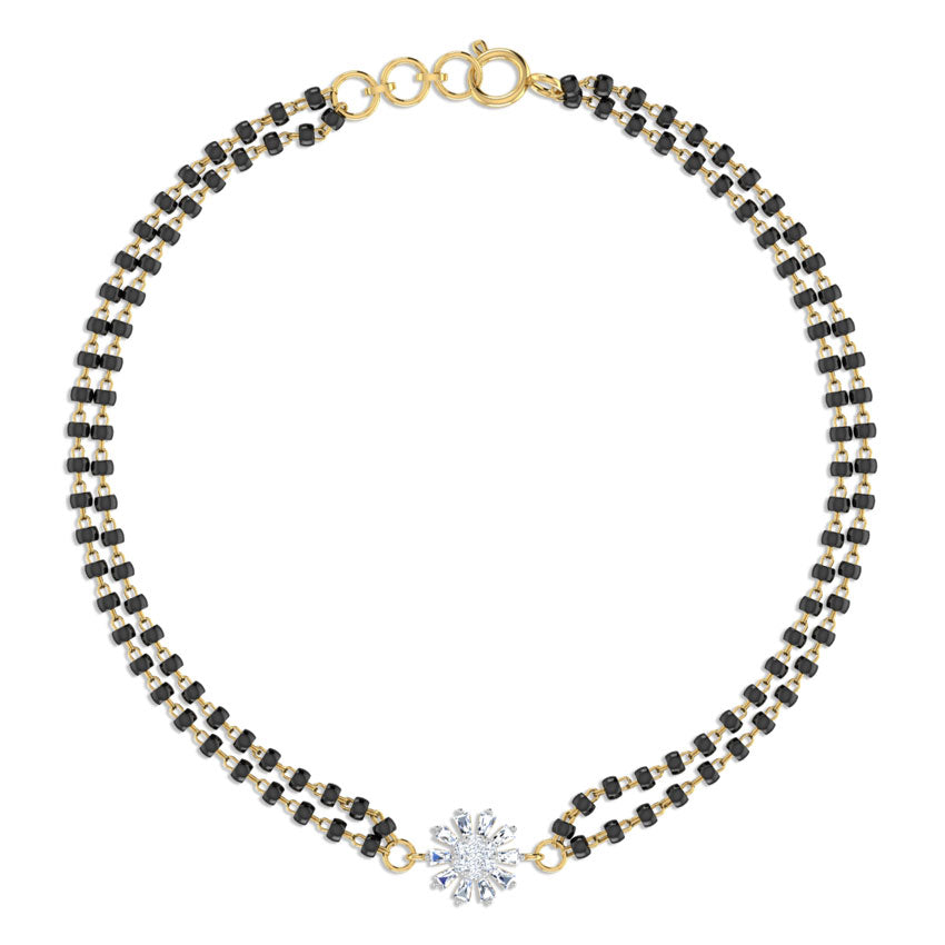 Aria Diamond Mangalsutra Bracelet