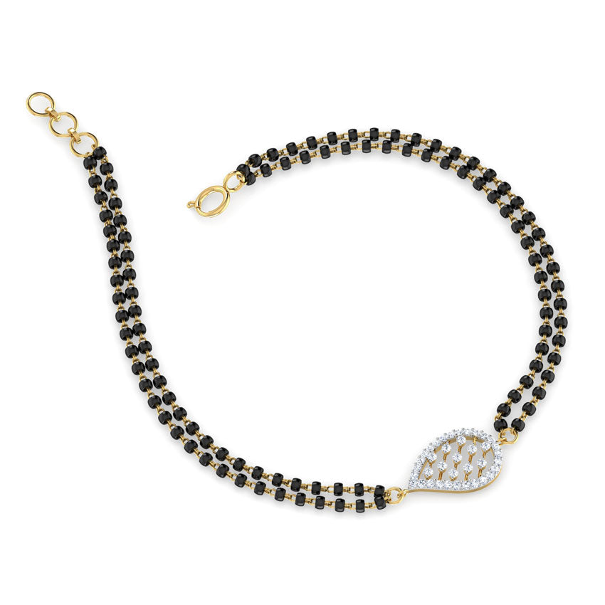 Misty Diamond Mangalsutra Bracelet