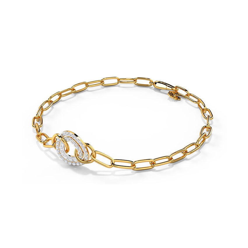 Linked Links Diamond Bracelet