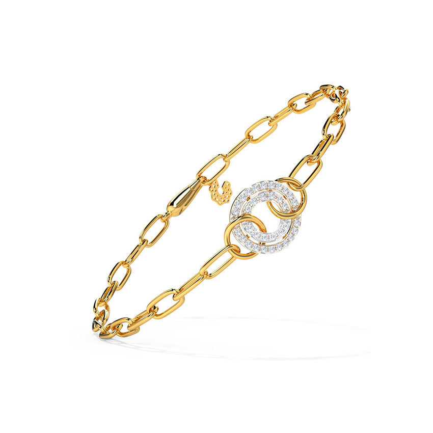 Linked Links Diamond Bracelet