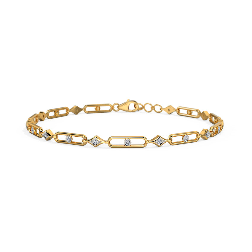 Glimmer & Gleam Diamond Chain Bracelet