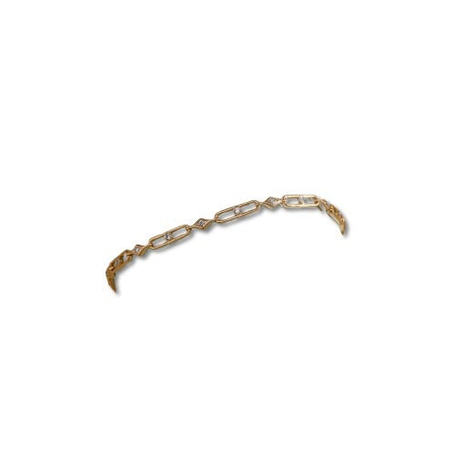 Glimmer & Gleam Diamond Chain Bracelet