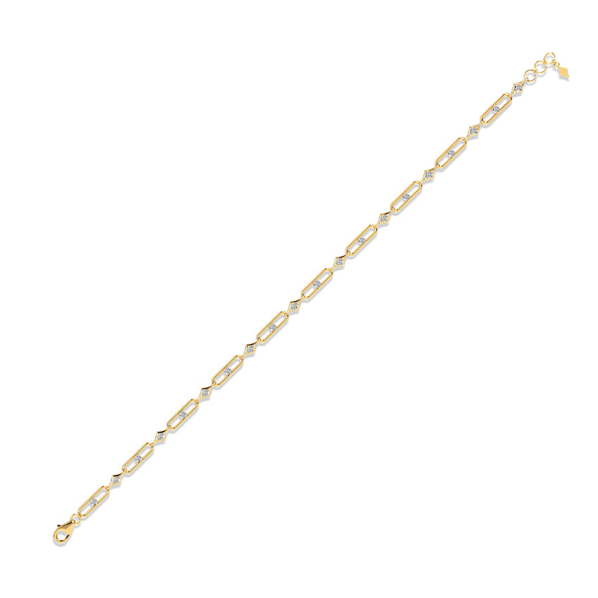 Glimmer & Gleam Diamond Chain Bracelet