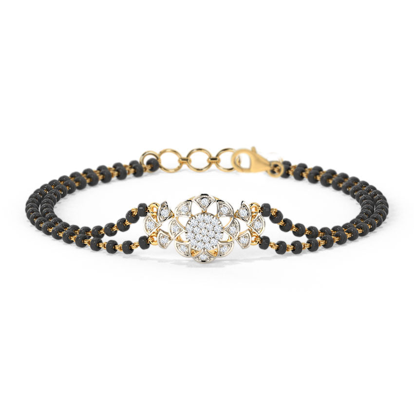 Miranda Diamond Mangalsutra Bracelet
