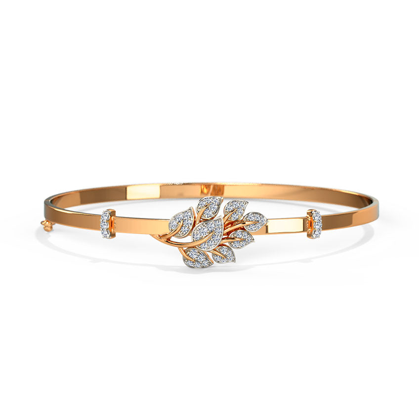 Mendel Leaf Diamond Bracelet