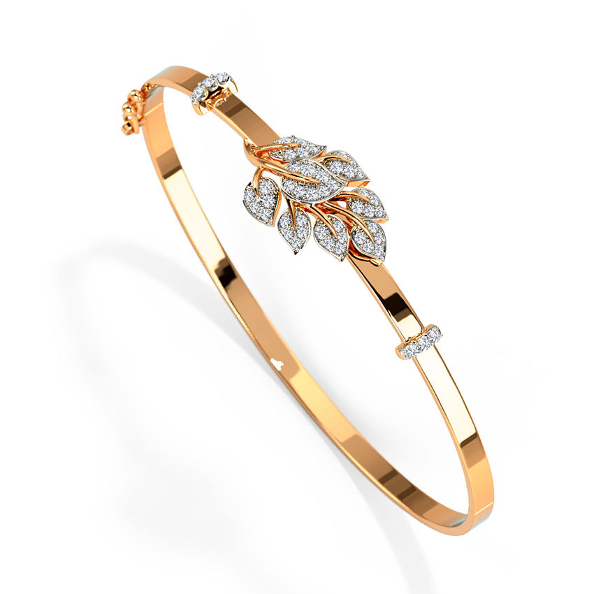 Mendel Leaf Diamond Bracelet