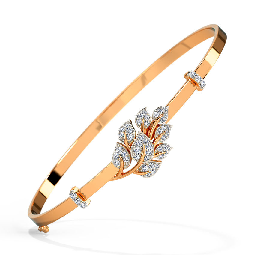 Mendel Leaf Diamond Bracelet