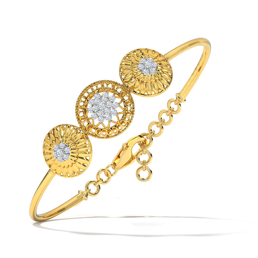 Dome Trio Diamond Bracelet