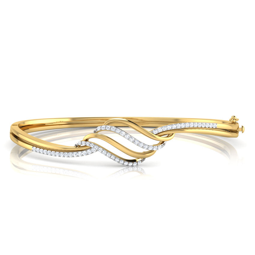 Lara Curved Diamond Bracelet
