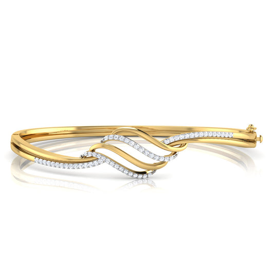Lara Curved Diamond Bracelet