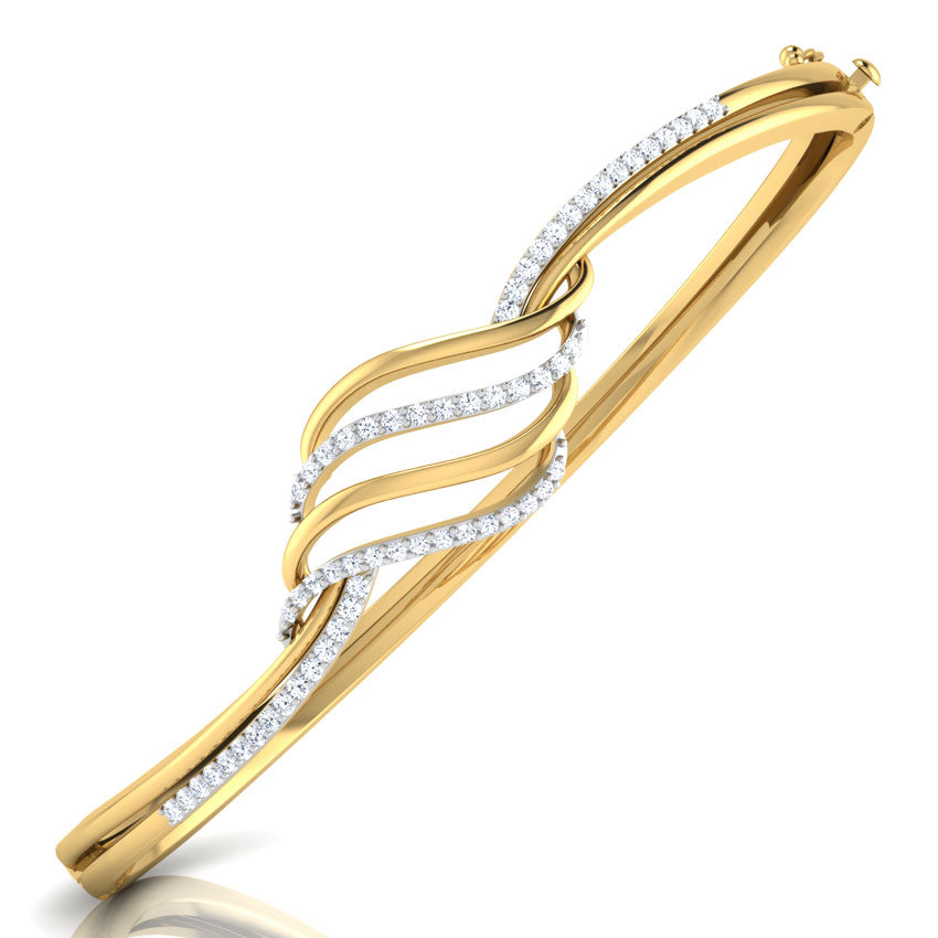 Lara Curved Diamond Bracelet