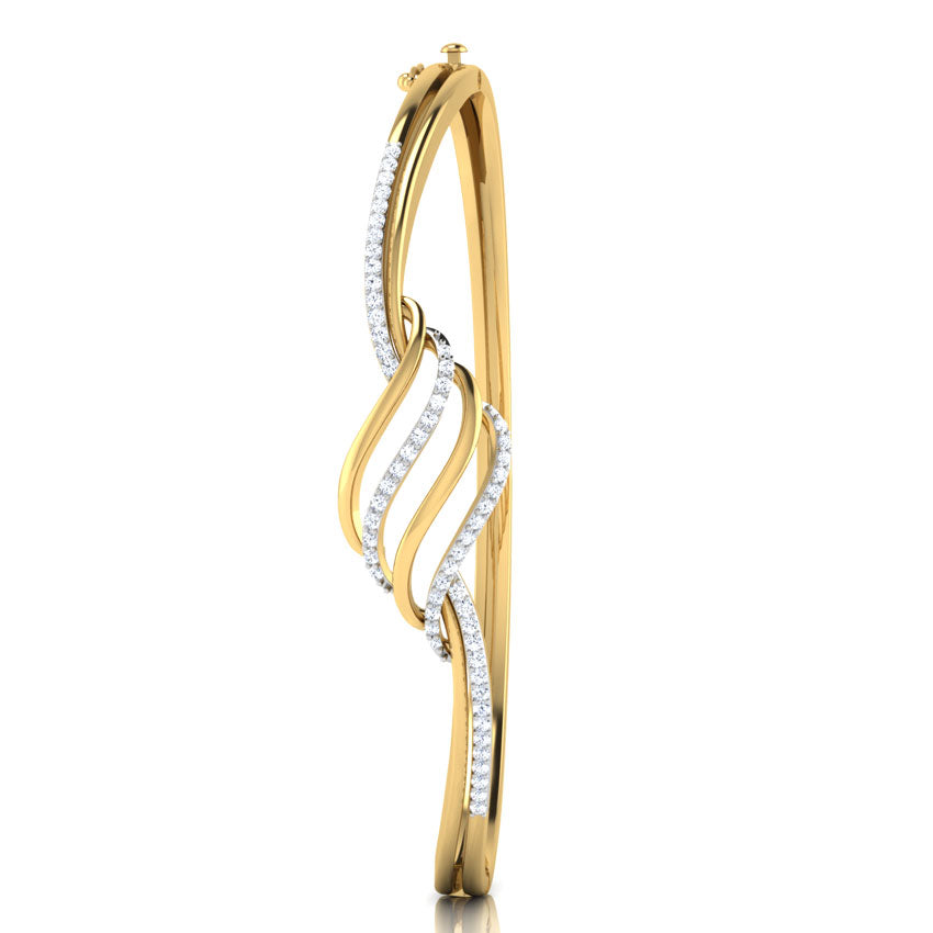 Lara Curved Diamond Bracelet