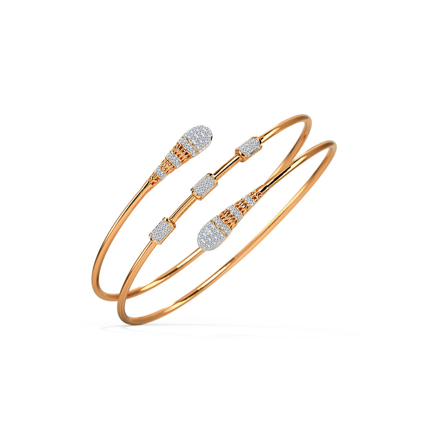 Zara Spiral Diamond Bracelet