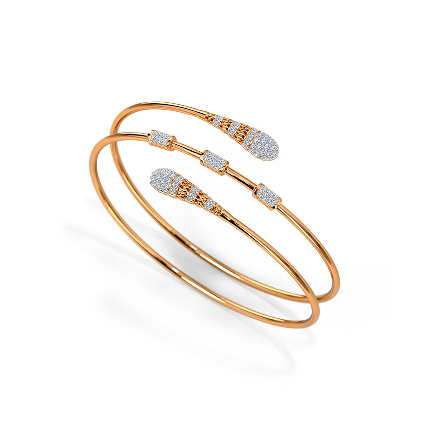 Zara Spiral Diamond Bracelet