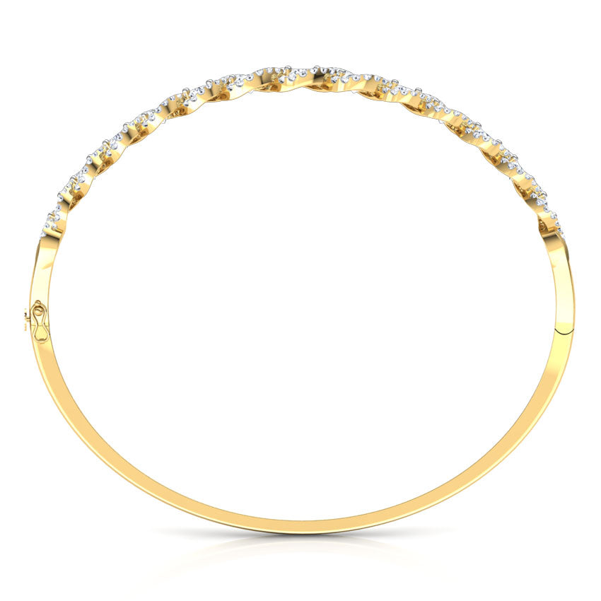 Lateral Orb Diamond Bracelet