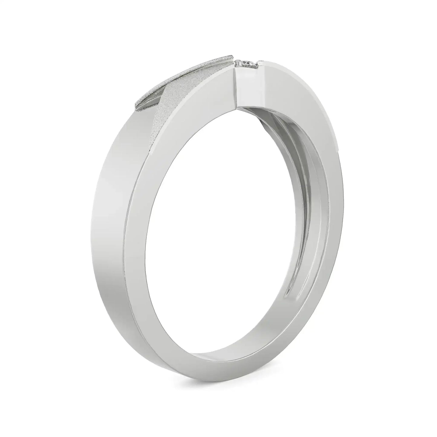 Tiego Lab Grown Diamond Brilliant Band for Men