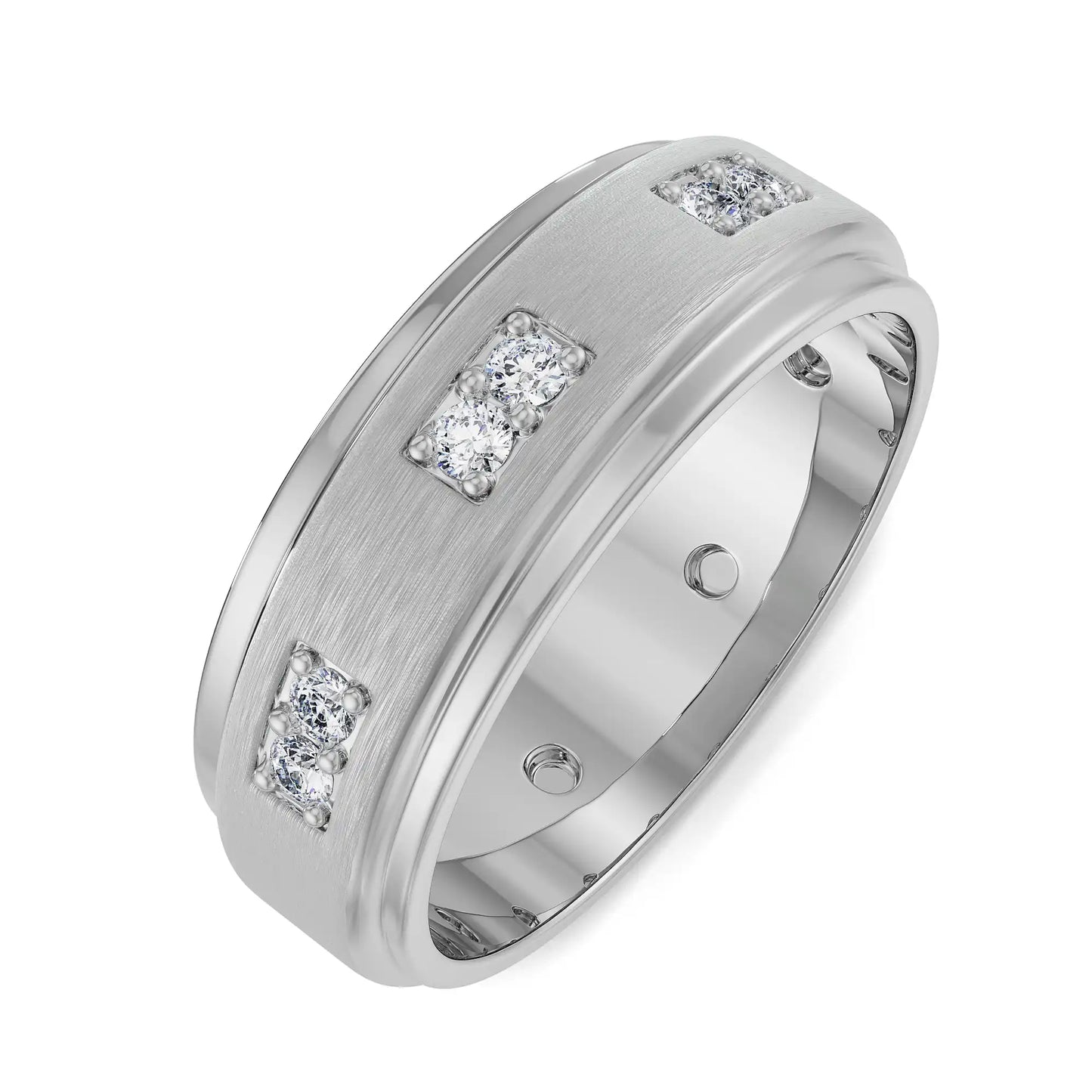 Tezz Lab Grown Brilliant Band for Gents
