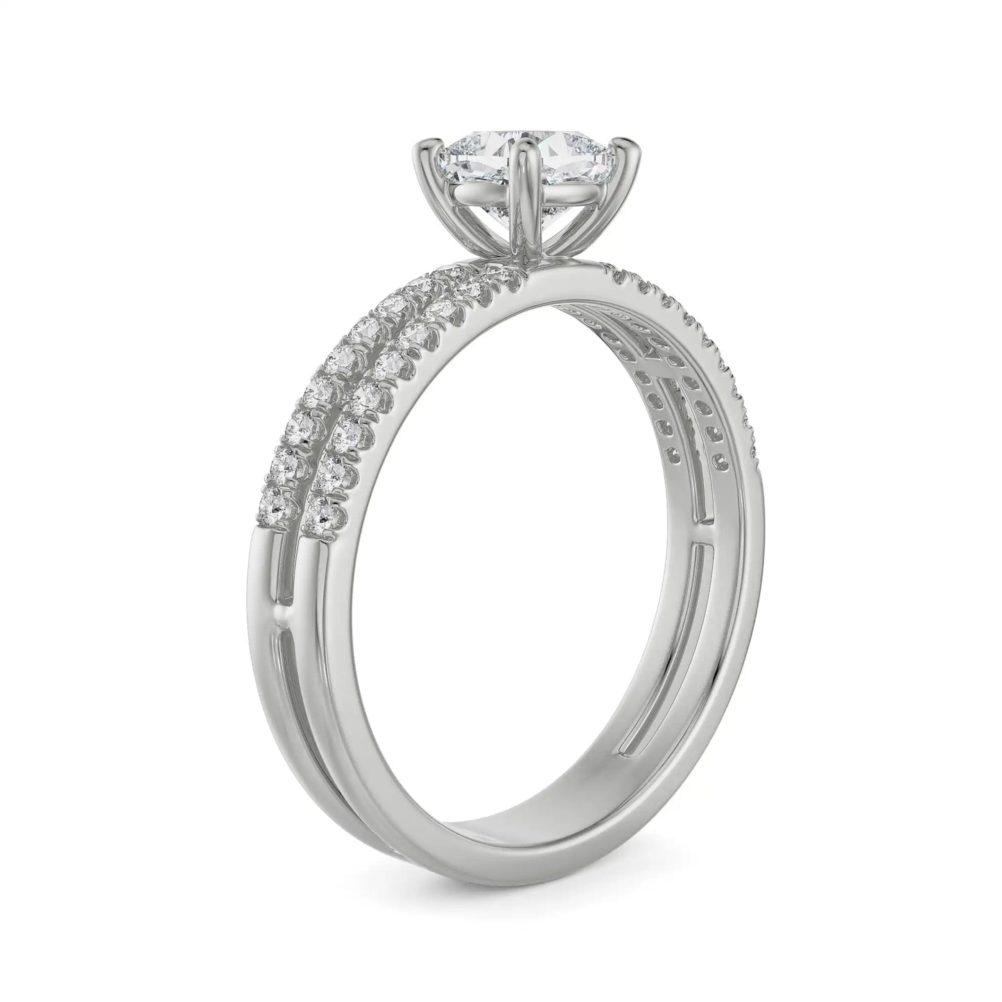 Sparkling Rachel Lab-Grown Luxe Circle Ring