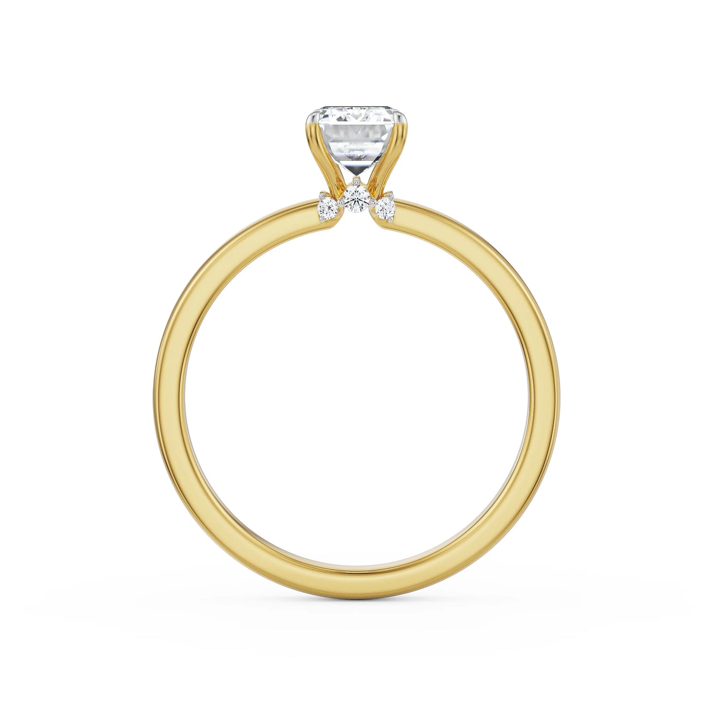 1 CT Emerald Lab Grown Luxe Signature Ring