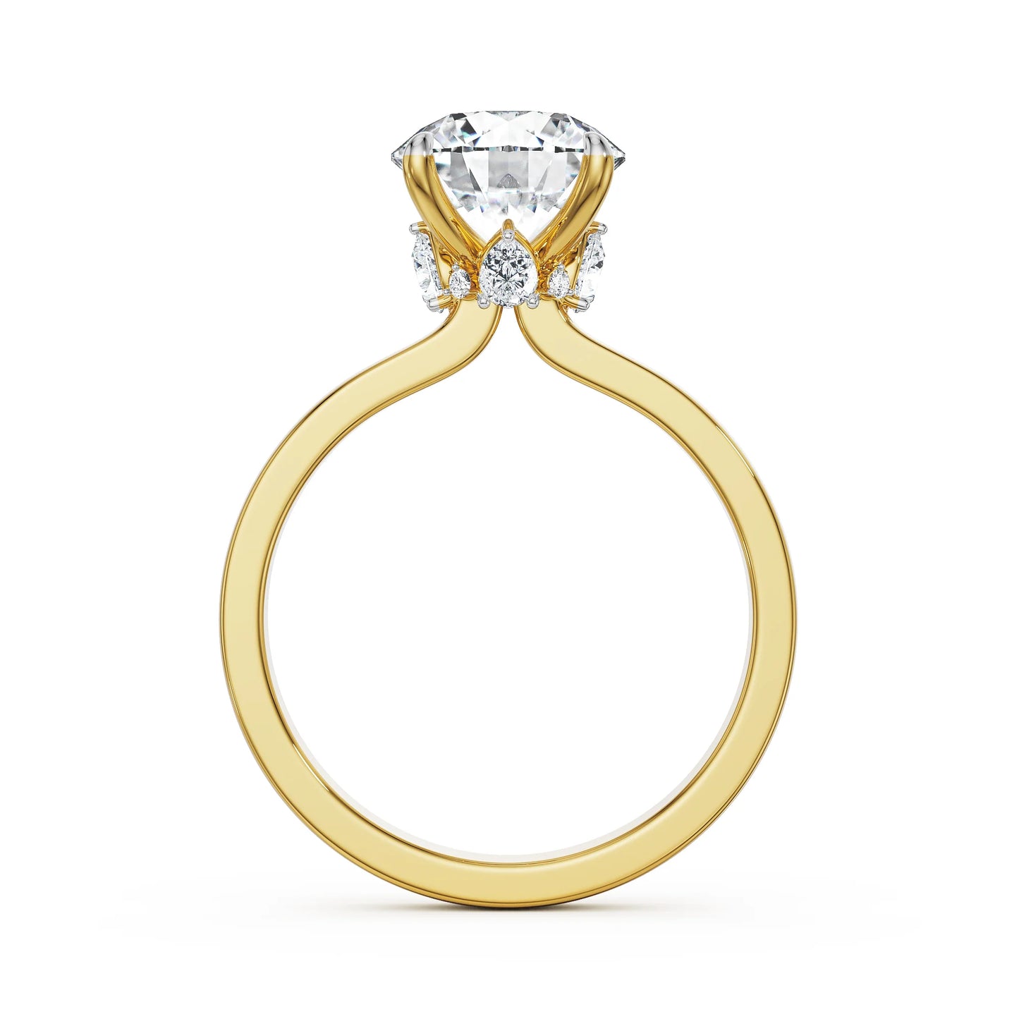 Grandeur Lab Grown Radiant Engagement Band