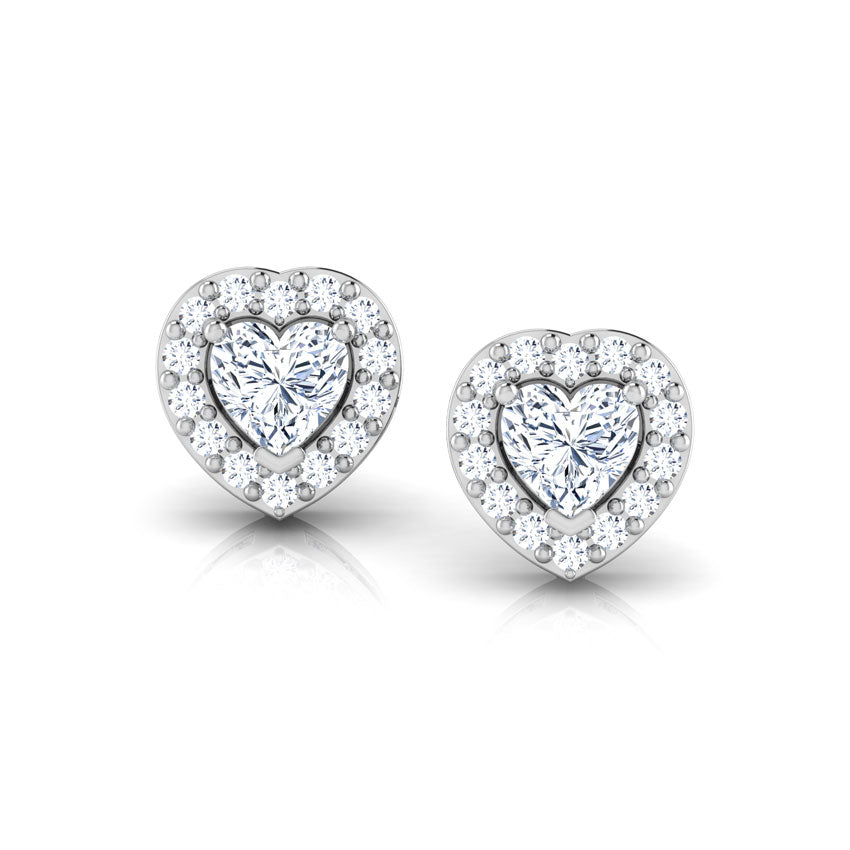 Belle Solitaire Stud Earrings