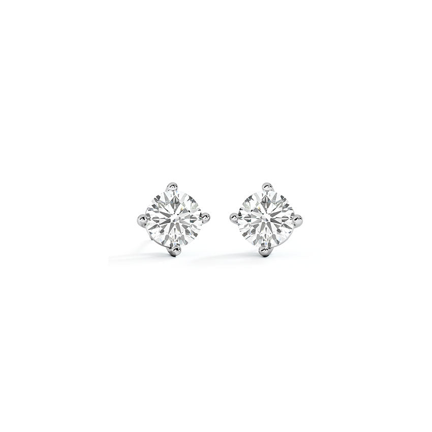 Ronald Solitaire Stud Earrings