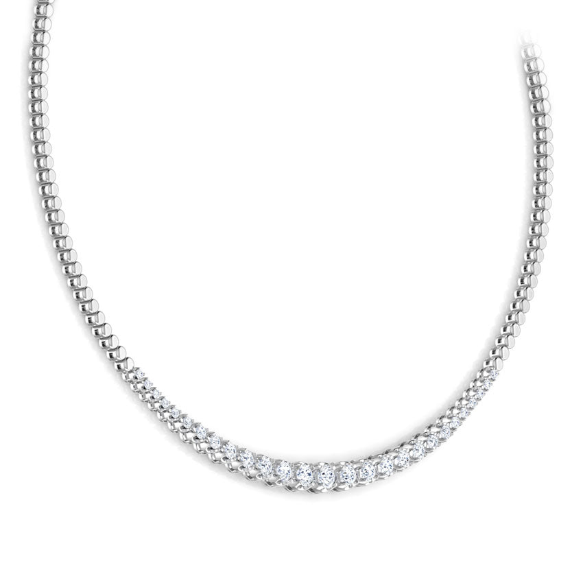 Evolving Illusion Solitaire Necklace
