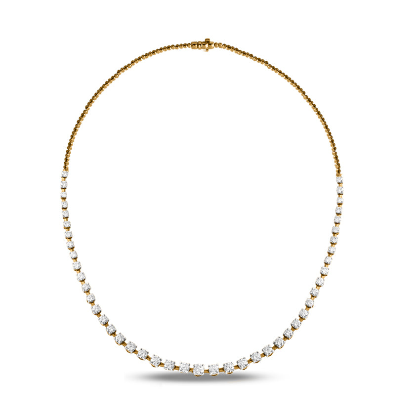 Dazzling Solitaire Necklace