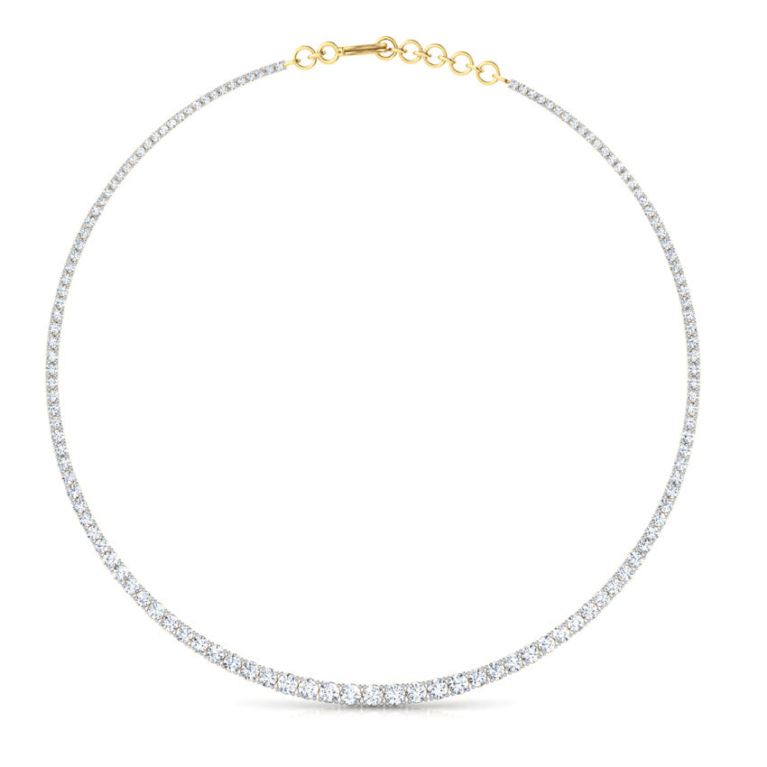 Singular Graduating Solitaire Necklace