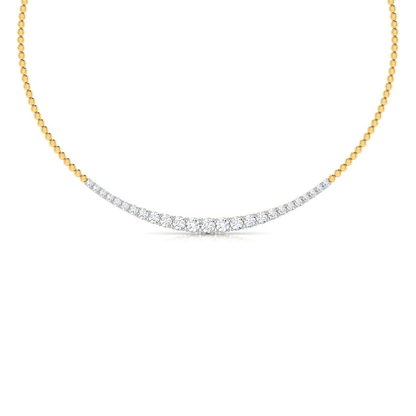 Progressive Quarter Solitaire Necklace