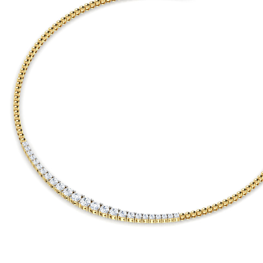 Progressive Quarter Solitaire Necklace