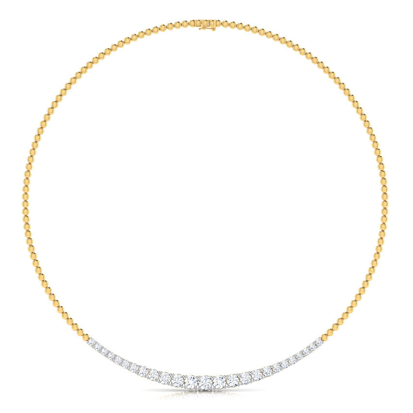 Progressive Quarter Solitaire Necklace
