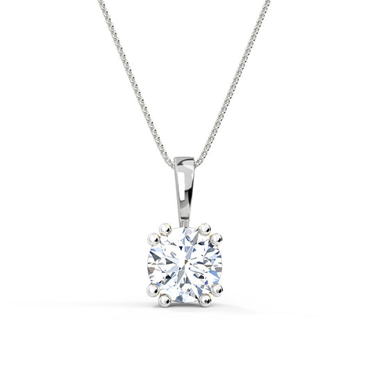 Minimalist Solitaire Pendant