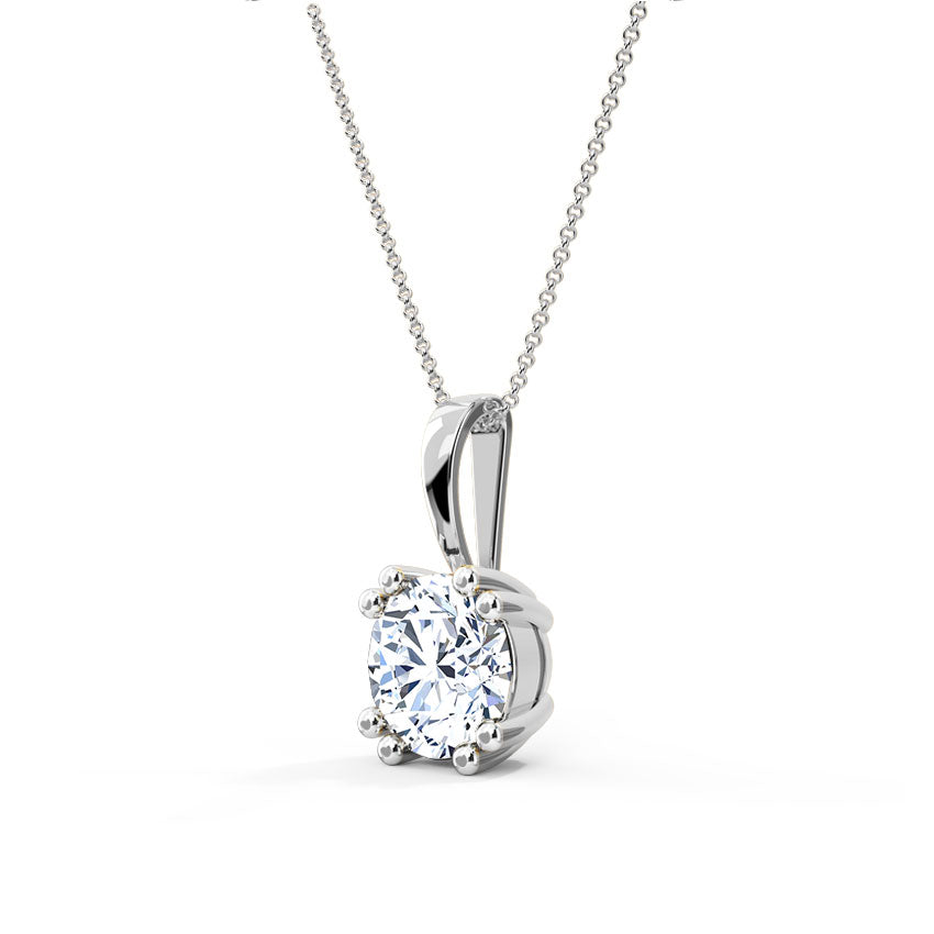 Minimalist Solitaire Pendant