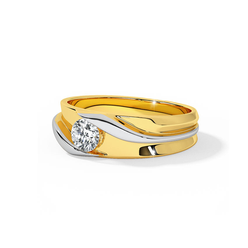 Landon Solitaire Ring for Men