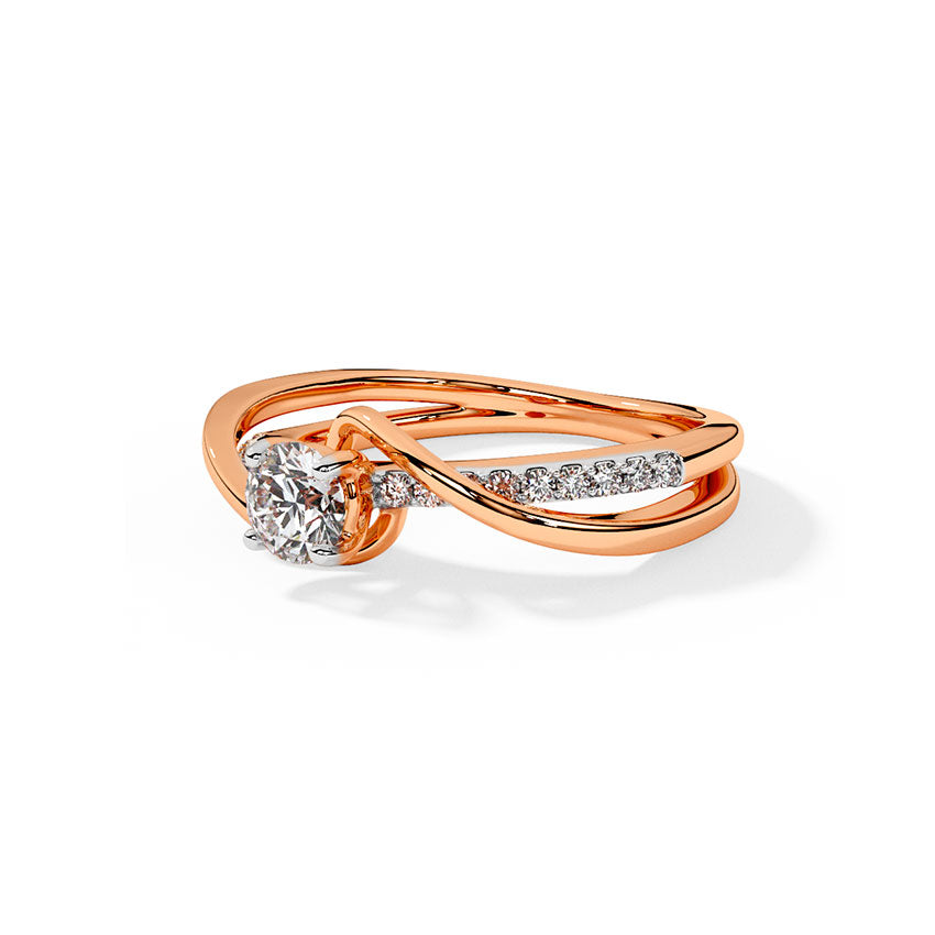 Tess Twine Solitaire Ring