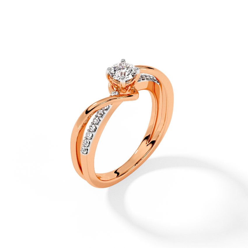 Tess Twine Solitaire Ring