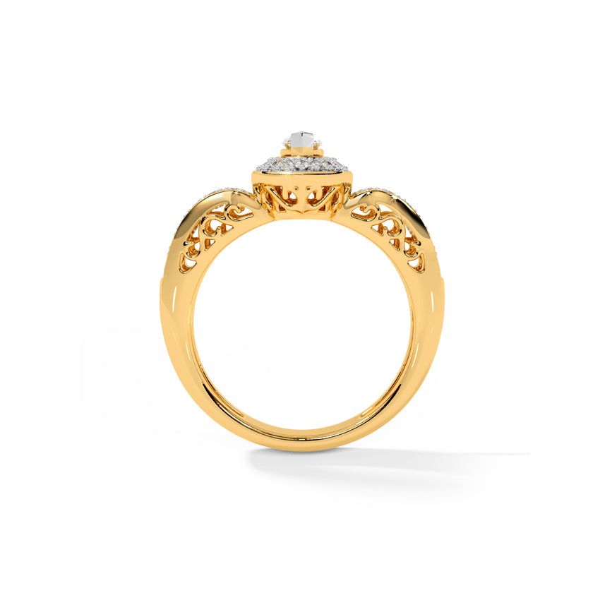 Pearl Solitaire Ring
