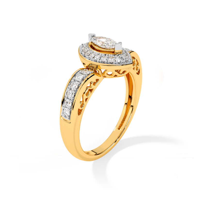 Pearl Solitaire Ring