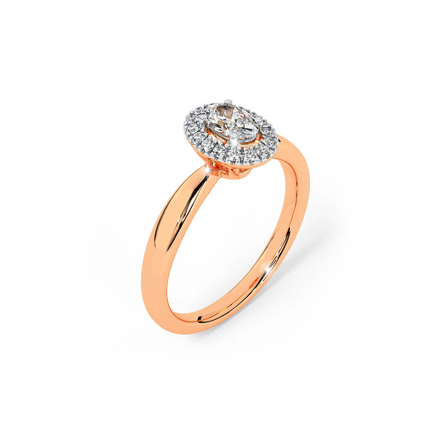 Orb Diamond Solitaire Ring