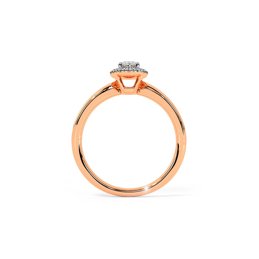 Orb Diamond Solitaire Ring