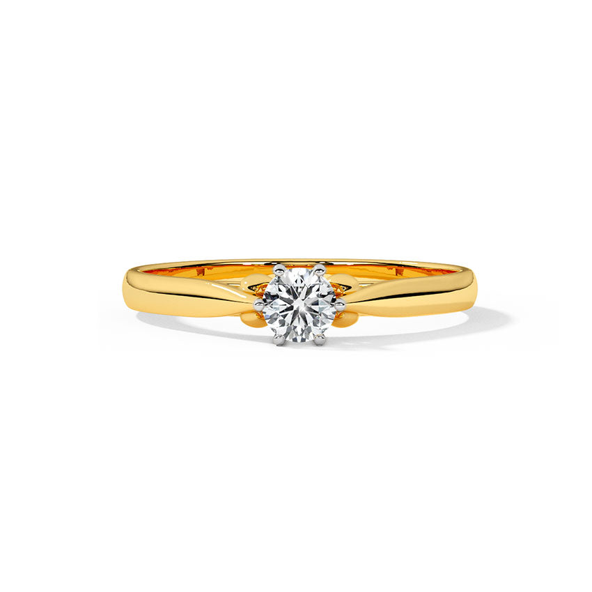 Plain Solitaire Ring